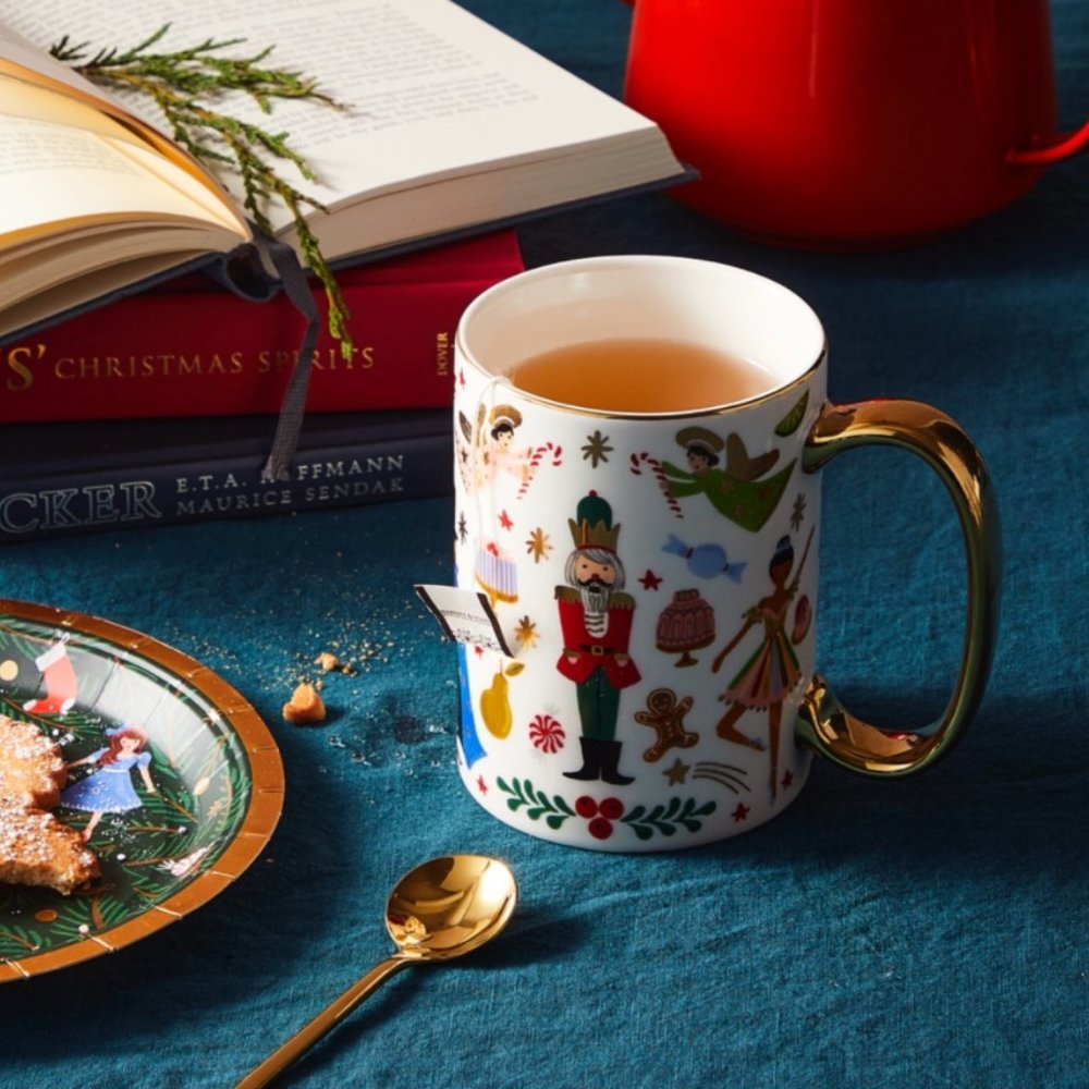 Rifle Paper Co Nutcracker Porcelain Mug